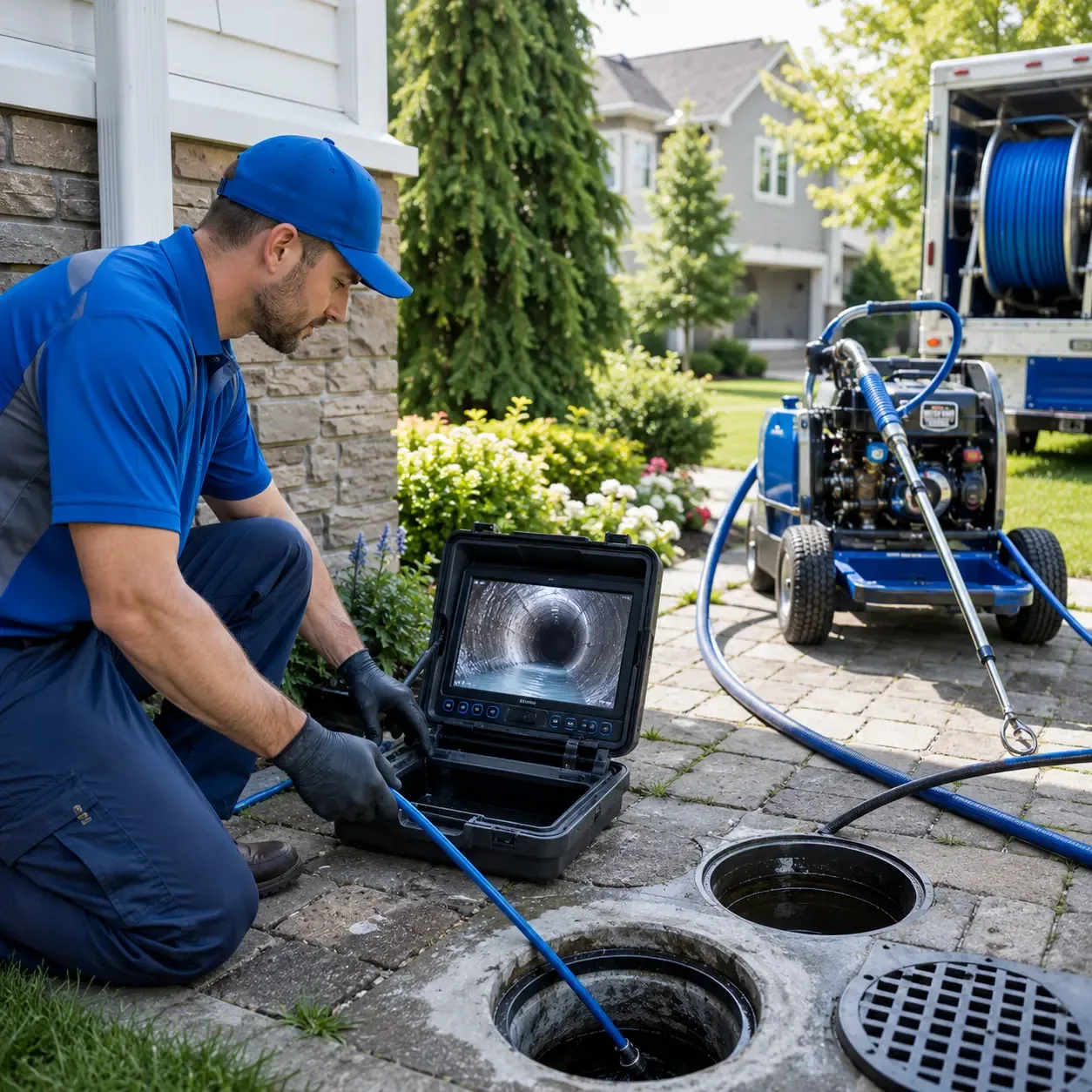 Outdoor drain cleaning professionals serving Palacios, TX