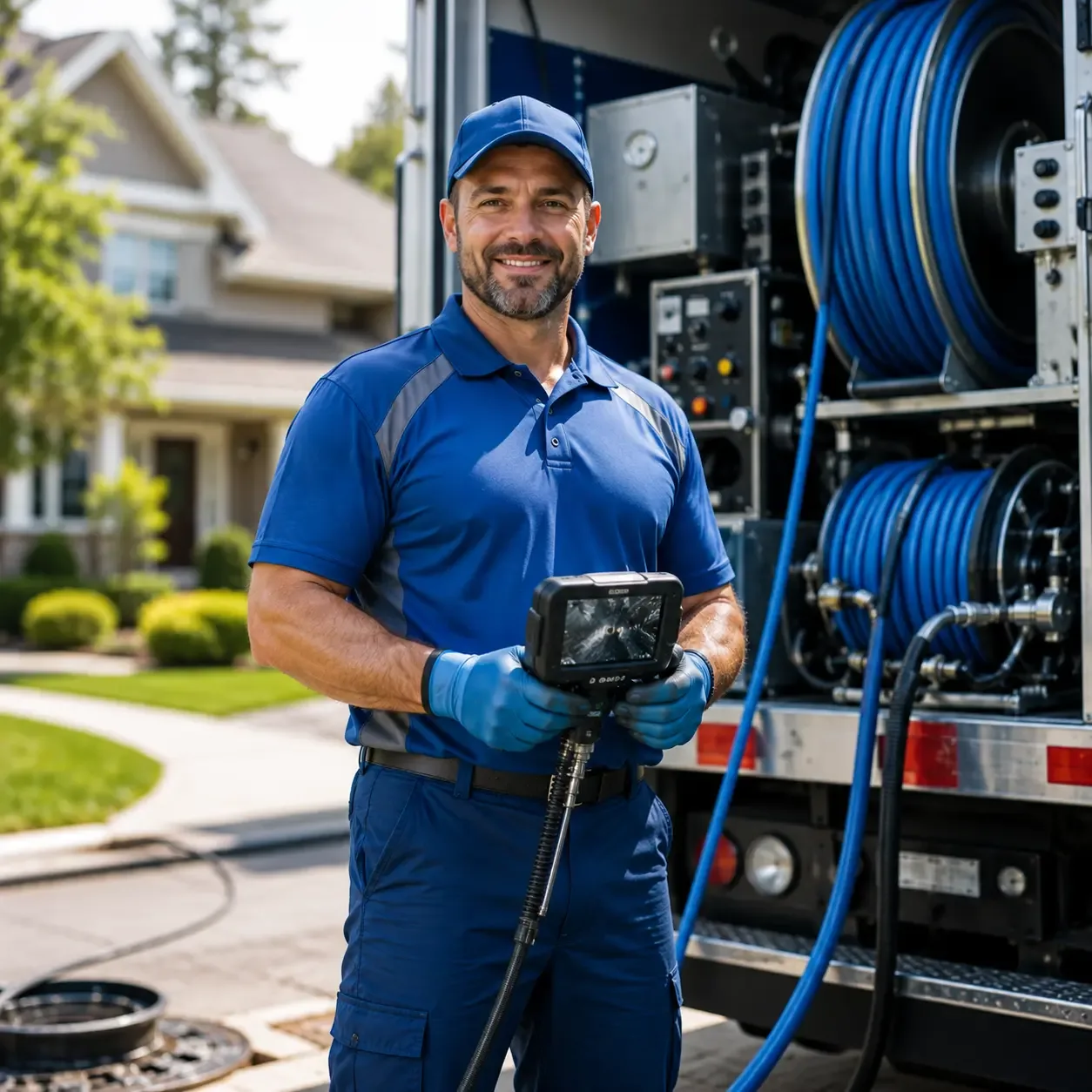 Local outdoor drain cleaning specialists in Palacios, TX